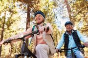 Couple cycling