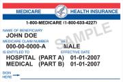 Medicare card.