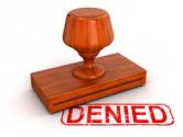 Rubber stamp denied